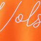 Orange Tennessee Vols Embroidery Mom&me Top