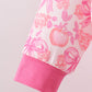 Pink Pumpkin Bow Lace Skorts Set