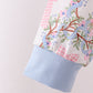 Blue Bow Lace Skorts Set