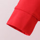 Red Georgia Embroidery Pants Set