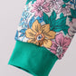 Green Floral Ruffle Shorts Set
