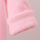 Pink Fleece Bow Coat