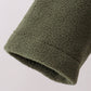 Green Fleece Bow Coat