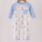Blue all day adventure pocket romper