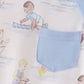 Blue all day adventure pocket romper