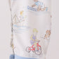 Blue all day adventure pocket romper