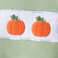 Blue Pumpkin Embroidery Gingham pants Set