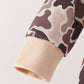 Camouflage duck embroidery hoodie bubble