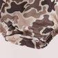 Camouflage duck embroidery hoodie bubble