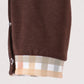 Brown deer applique romper