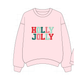 Pink Holly Jolly French Knot Mom&me Top