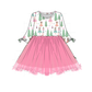 Pink Christmas Tree Tulle Dress