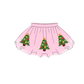 Pink Christmas Tree Sequin Skort