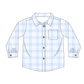 Blue Plaid Button Down Shirt