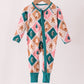 Green Gingerbread Bamboo Romper