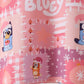 Purple christmas bluey bamboo ruffle pajama set