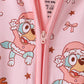 Pink bluey bamboo romper