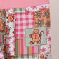Pink Gingerbread Checkered Bamboo Pajama Set
