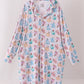 Blue princess bamboo mom gown