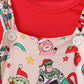 Red christmas toy story bamboo 2pc set