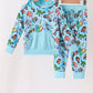 Blue toy story bamboo jogger set