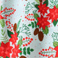 Red Floral Ruffle Bamboo Pajama Set