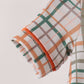 Pumpkin Embroidery Plaid Bubble