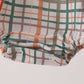 Pumpkin Embroidery Plaid Bubble
