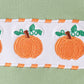 Sage pumpkin embroidery gingham pants set