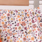 Orange Floral Bow Ruffle pants set