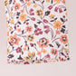 Orange Floral Bow Ruffle pants set