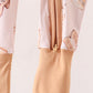 Khaki western boots bamboo zipper romper