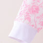 Pink floral print mom&me pants set
