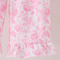 Pink floral print mom&me pants set