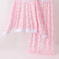 Pink floral print mom&me pants set