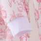 Pink bow floral print mom&me pants set