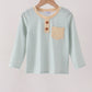 Khaki Geo Diamond Pocket Top