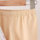 Khaki farm checkered ruffle pants set