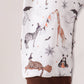 Brown zoo animal romper