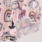 Pink Spooky embroidery bubble