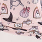 Pink Spooky embroidery bubble