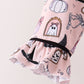 Pink Spooky print bamboo pajama set