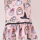 Pink Spooky print bamboo pajama set