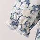 Vintage Floral Smocked Ruffle Bubble