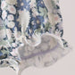 Vintage Floral Smocked Ruffle Bubble