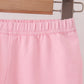Pink floral ruffle pants set