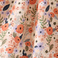 Coral floral smocked dress