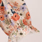 Coral floral smocked dress