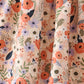 Coral floral smocked pants set