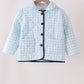 Blue gingham jacket